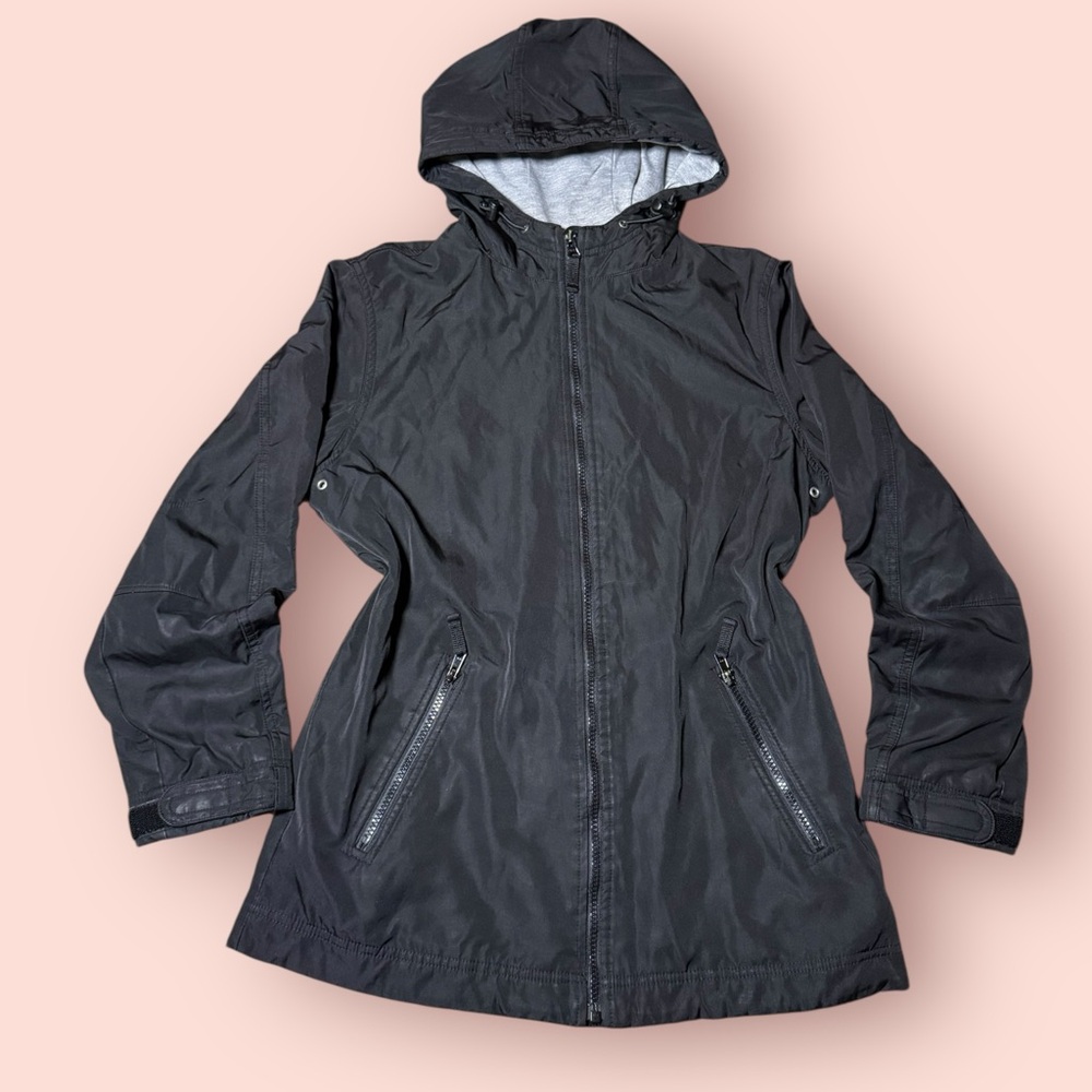 GAP Women’s Black Hooded Jacket – Size XS